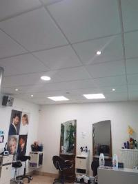 RELAMPING LED POUR UN SALON DE COIFFURE